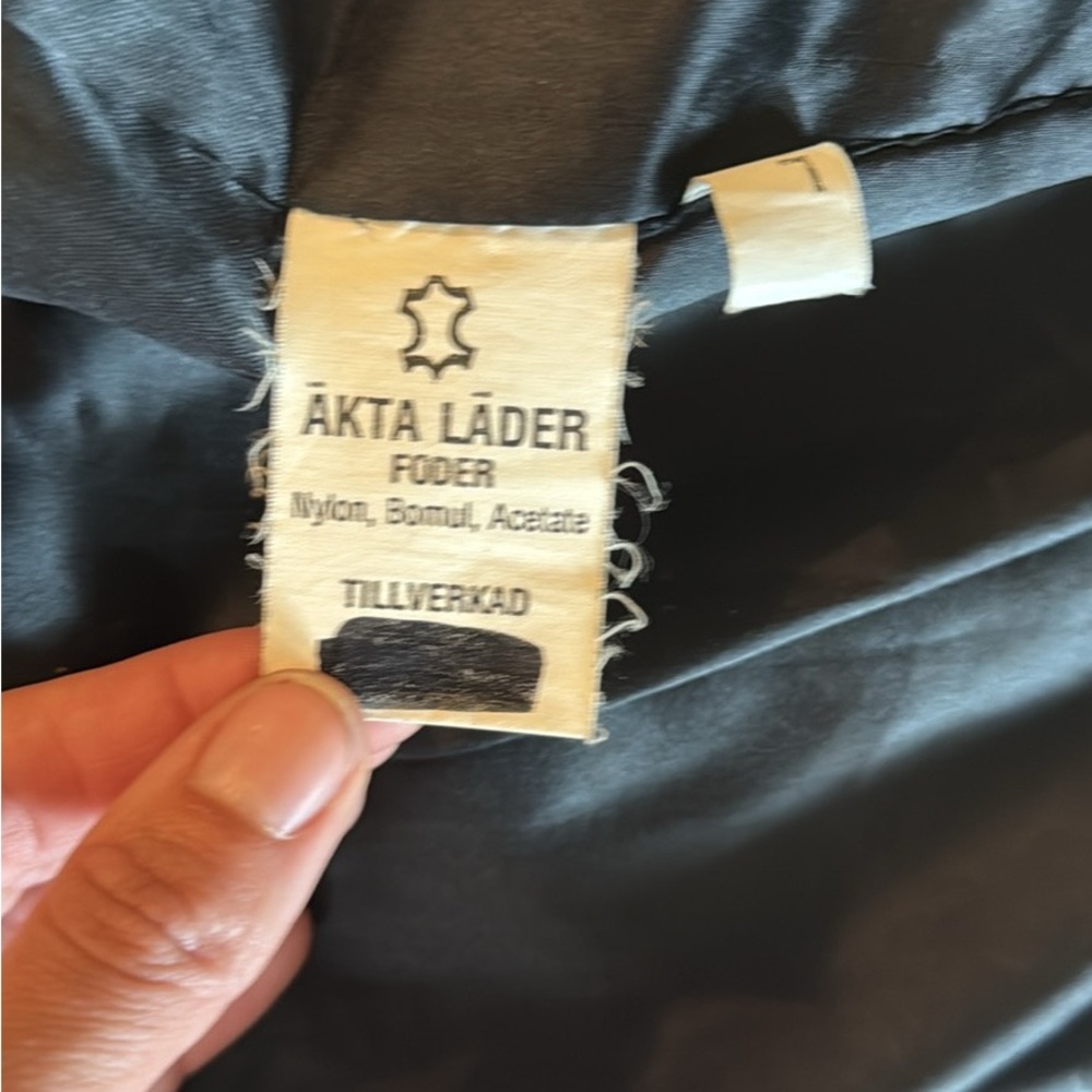 AKTA LÄDER genuine leather jacket - Picture 2 of 10